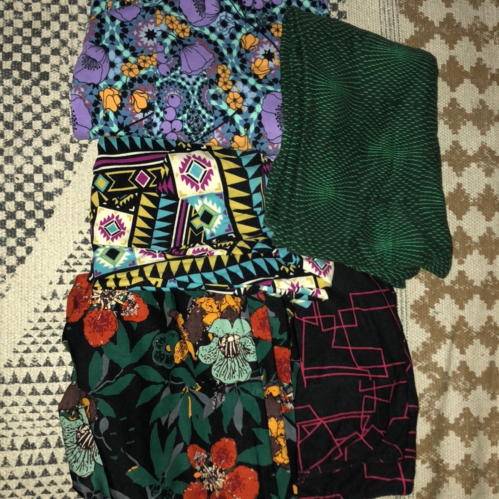 LulaRoe TC Leggings bundle USED